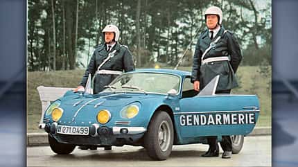 Gendarmerie Polizei Frankreich Alpine A110 1960 Gendarmerie Polizei Frankreich Alpine A110 1960