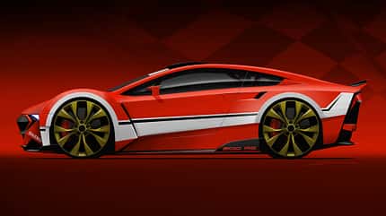 Skoda 200 RS - Design-Studie - 2021 Skoda 200 RS - Design-Studie - 2021