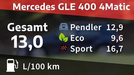 Mercedes GLE 400 4 Matic, Kosten- und Realverbrauch, ams1018 Mercedes GLE 400 4 Matic