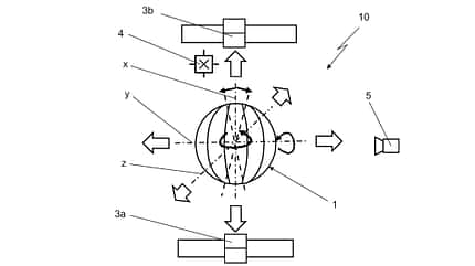 Patent Mercedes-Benz schwebende Kristallkugel Patent Mercedes-Benz schwebende Kristallkugel