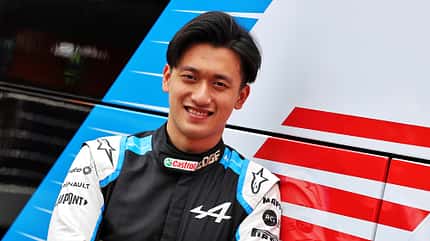 Guanyu Zhou - Alpine - 2021 Guanyu Zhou - Alpine - 2021