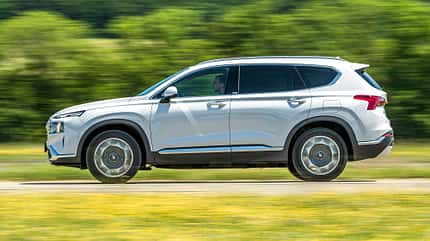 Hyundai Santa Fe, Mercedes GLB, Seat Tarraco, Toyota Highlander, Vergleichstest, ams2121 Hyundai Santa Fe, Exterieur