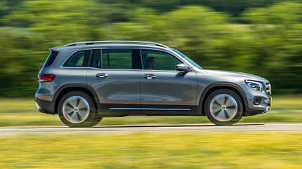 Hyundai Santa Fe, Mercedes GLB, Seat Tarraco, Toyota Highlander, Vergleichstest, ams2121 Mercedes GLB, Exterieur