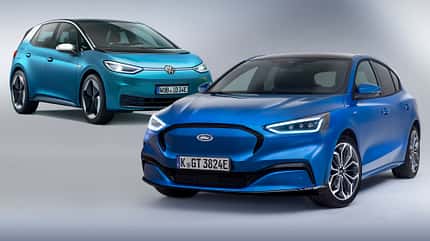 Ford Focus Electric MEB VW ID.3 Collage Retusche 2021 Ford Focus Electric MEB VW ID.3 Collage Retusche 2021