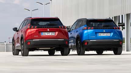 Peugeot e-2008, Peugeot 2008 PureTech 130, Vergleichstest, ams2121 Peugeot e-2008, Peugeot 2008 PureTech 130, Exterieur