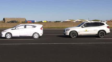 Euro NCAP testet Autobahn-Assistenzsysteme BMW iX3 11/2021, Euro NCAP testet Autobahn-Assistenzsysteme BMW iX3