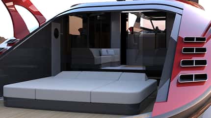 Lazzarini Gran Turismo Mediterranea (GTM), Yacht, Konzept, 2021 Lazzarini Gran Turismo Mediterranea