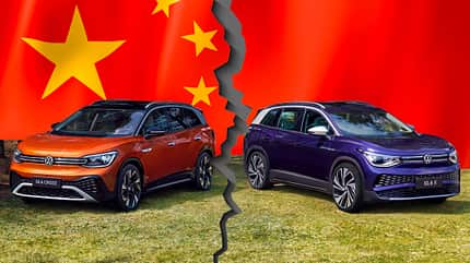 VW ID.6 Crozz China-Flagge, VW VW ID.6 Crozz China-Flagge