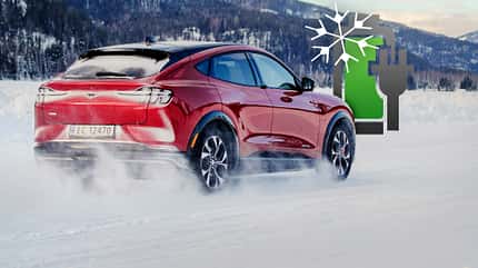 Ford Mustang Mache-e Winter Akku Laden Kälte Ford Mustang Mache-e Winter Akku Laden Kälte