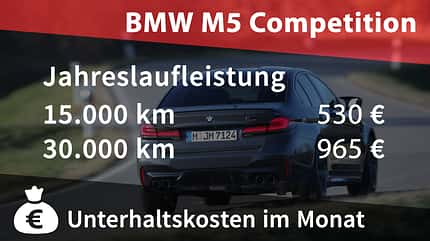 BMW M5 Competition Kosten und Realverbrauch 12/2021_BMW M5 Competition Kosten und Realverbrauch