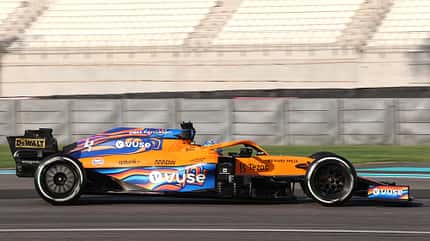 Lando Norris - Abu Dhabi - Reifentest - 2021 Lando Norris - Abu Dhabi - Reifentest - 2021