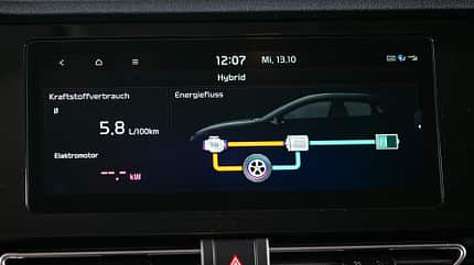 Kia e-Niro, Kia Niro Hybrid, Vergleichstest, ams2421 Kia Niro Hybrid, Interieur
