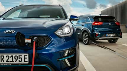 Kia e-Niro, Kia Niro Hybrid, Vergleichstest, ams2421 Kia e-Niro, Kia Niro Hybrid, Exterieur