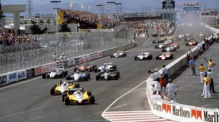 Alain Prost - Renault - Las Vegas 1982 - Formel 1 Alain Prost - Renault - Las Vegas 1982 - Formel 1