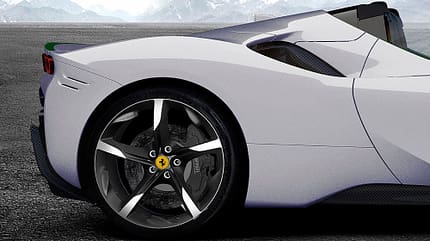 Ferrari SF90 Spider 10th Anniversary Cavalcade Collection Bianco Courmayeur 02/2022, Ferrari SF90 Spider 10th Anniversary Cavalcade Collection Bianco Courmayeur