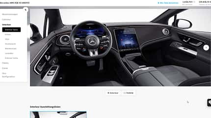 Mercedes-AMG EQE 43 4Matic Konfigurator (2022) Mercedes-AMG EQE 43 4Matic Konfigurator (2022) Cockpit