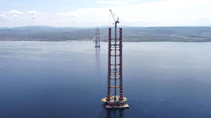 03/2022, Canakkale Brücke Türkei Canakkale Brücke Türkei