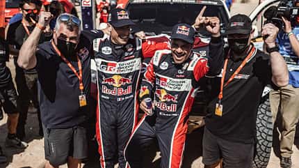 Rallye-Dakar-Sieger Nasser Al-Attiyah (Toyota) Rallye-Dakar-Sieger Nasser Al-Attiyah (Toyota)