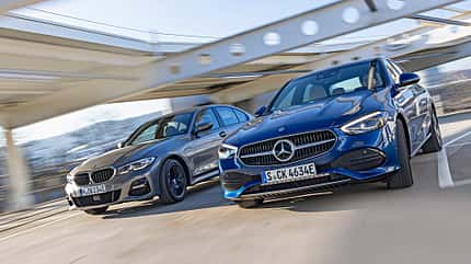 Mercedes C 300 E, BMW 330E, VT, ams0522 Mercedes C 300 E, BMW 330 E
