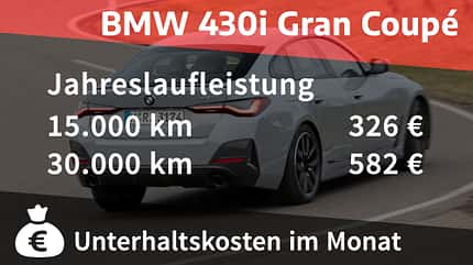 Kosten und Realverbrauch BMW 430i Gran Coupé M Sport 04/2022, Kosten und Realverbrauch BMW 430i Gran Coupé M Sport