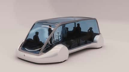 Tesla Robotaxi Shuttle The Boring Company Tesla Robotaxi Shuttle The Boring Company