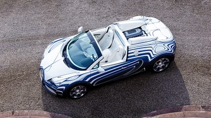 Bugatti Veyron 16.4 Grand Sport L’Or Blanc, Königliche Porzellan-Manufaktur Berlin, (2011) Bugatti Veyron 16.4 Grand Sport L’Or Blanc