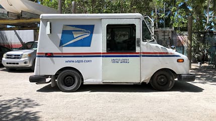 US-Postauto ("altes" Modell), Grumman LLV, Lower Matecumbe Key, 2022 Grumman LLV