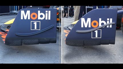 F1-Technik 2022 - Frontflügel-Endplatten F1-Technik 2022 - Frontflügel-Endplatten