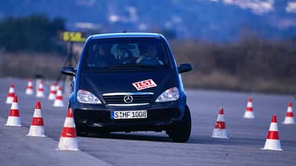 Mercedes A-Klasse W 168 Elchtest mit ESP 1997 Mercedes A-Klasse W 168 Elchtest mit ESP 1997