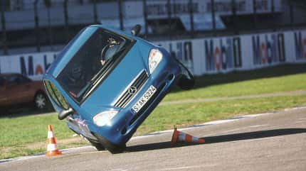 Mercedes A-Klasse W168, 1997, Elchtest auto motor und sport Mercedes A-Klasse W168, 1997, Elchtest auto motor und sport
