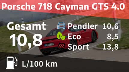 Porsche 718 Cayman GTS 4.0, Kosten und Realverbrauch, ams 12/2022, S.36 Porsche 718 Cayman GTS 4.0