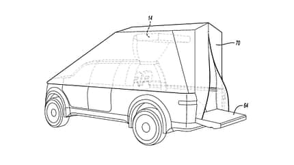 Ford Pick-up Patent Kabinen-Heckklappe, 06/2022 Ford-Patent Kabinen-Heckklappe