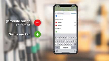 Mehr Tanken App Redesign 2022 Suche