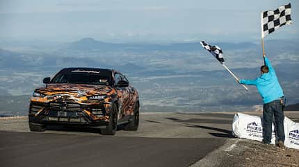 Lamborghini Urus Facelift Erlkönig Pikes Peak Rekord 08/2022, Lamborghini Urus Facelift Erlkönig Pikes Peak Rekord