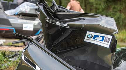 08/2022, BMW iX Unfall BMW iX Unfall
