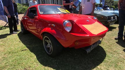 Marcos Mini von 1974, Concours d'Lemons 2022, Monterey Car Week Marcos Mini von 1974