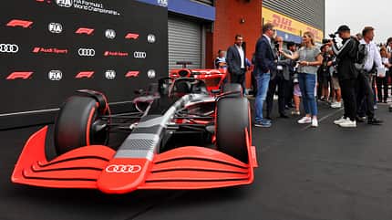 Audi-Präsentation - Formel 1 - GP Belgien - Spa-Francorchamps - 26. August 2022 Audi-Präsentation - Formel 1 - GP Belgien - Spa-Francorchamps - 26. August 2022