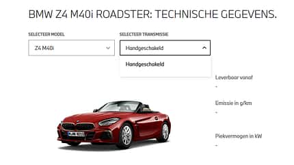 08/2022, BMW Z4 Handschalter Leak BMW.nl BMW Z4 Handschalter Leak BMW.nl