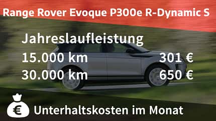 Range Rover Evoque P300e AWD Range Rover Evoque P300e R-Dynamic S