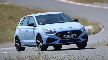 Cupra Leon VZ, Hyundai i30 N Performance, Renault Megane R.S., VW Golf GTI Clubsport, Vergleichstest ams1922 Hyundai i30 N Performance
