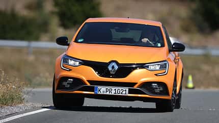 Cupra Leon VZ, Hyundai i30 N Performance, Renault Megane R.S., VW Golf GTI Clubsport, Vergleichstest ams1922 Renault Megane R.S.