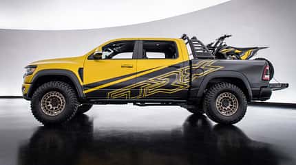 Jeep CJ Surge, Ram Backcountry, Ram TRX Gold Shot Concepts SEMA 2022 Jeep CJ Surge, Ram Backcountry, Ram TRX Gold Shot Concepts SEMA 2022