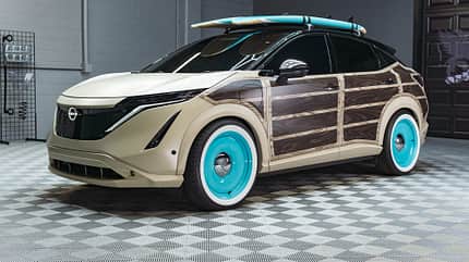 Nissan Ariya Surfwagon concept, 11/2022, SEMA 2022 Nissan Ariya Surfwagon concept