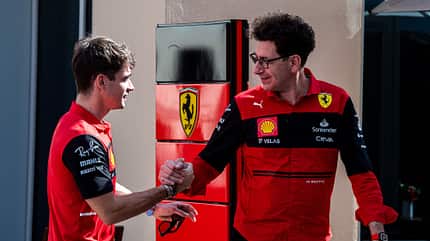 Charles Leclerc - Mattia Binotto - Ferrari - GP Abu Dhabi 2022 Charles Leclerc - Mattia Binotto - Ferrari - GP Abu Dhabi 2022