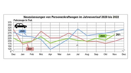 12/2022, Pkw Neuzulassungen Marken November 2022 KBA Pkw Neuzulassungen Marken November 2022 KBA