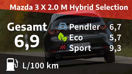 Mazda 3 X 2.0 M Hybrid Selection
Mazda 3 X 2.0 M Hybrid Selection