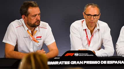 Steve Nielsen & Stefano Domenicali - FOM Steve Nielsen & Stefano Domenicali - FOM