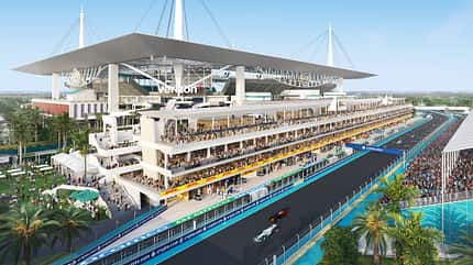 Miami Grand Prix - Boxengebäude 2023 Miami Grand Prix - Boxengebäude 2023