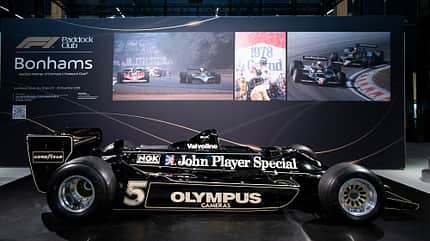 Bonhams Verkauf - Lotus 79 (1978) - Groundeffect - Weltmeisterauto Mario Andretti Bonhams Verkauf - Lotus 79 (1978) - Groundeffect - Weltmeisterauto Mario Andretti