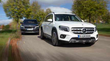 Mercedes GLB 220 d 4Matic, Skoda Kodiaq 2.0 TDI SCR 4x4, Vergleichstest, ams0123 Mercedes GLB 220 d 4Matic, Skoda Kodiaq 2.0 TDI SCR 4x4